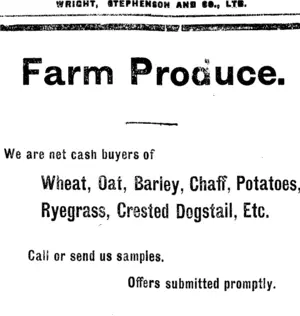 Page 8 Advertisements Column 2 (Mataura Ensign 21-4-1913)