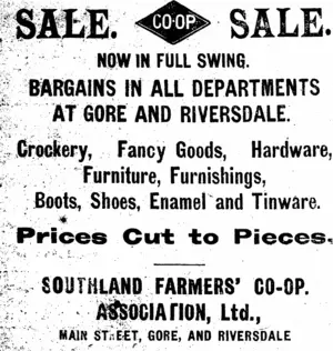 Page 8 Advertisements Column 1 (Mataura Ensign 20-6-1913)