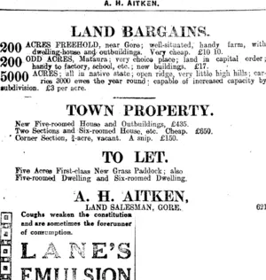 Page 8 Advertisements Column 1 (Mataura Ensign 4-8-1913)