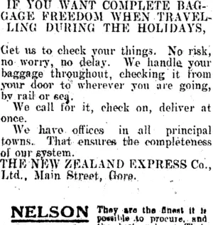 Page 3 Advertisements Column 3 (Mataura Ensign 16-12-1914)