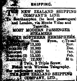 Page 1 Advertisements Column 1 (Mataura Ensign 24-12-1914)