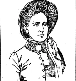 BERGBANT BOOTY.  Sketched m uniform. (Marlborough Express, 24 August 1899)