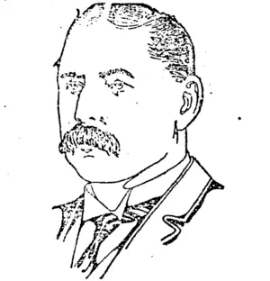 Mr John Cummins. (Frojn a photo.) (Marlborough Express, 08 November 1906)