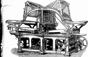 WHARFDALE (TWO-FEEDER) PRINTING MACHINE. (Marlborough Express, 11 February 1907)