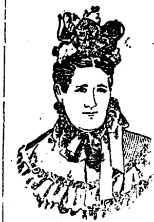 Matron Aomkw (Sketched from a Photo ) (Manawatu Herald, 28 April 1900)