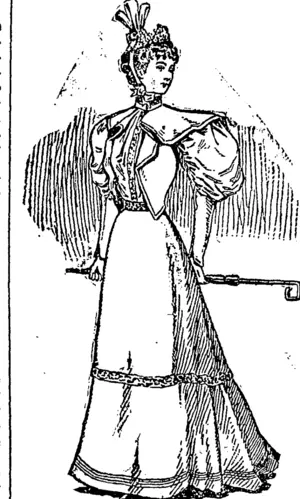 A STYLISH NEWWALKING COSTUME. (Northern Advocate, 24 June 1893)
