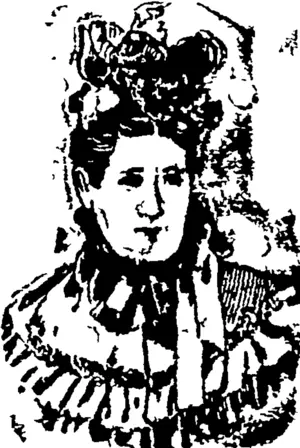 Matron Agnew.  (Sketched from a Photo.) (North Otago Times, 12 May 1900)