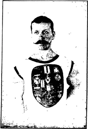 MR. B. DOVEY,  Instructor to the Wellington Physical Training School and Gymnasium. (New Zealand Free Lance, 18 October 1902)