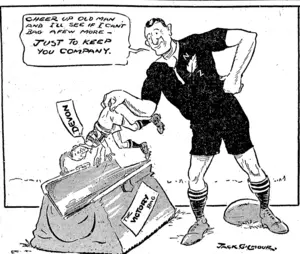 No. 1 In |he Ba^ (NZ Truth, 20 September 1924)