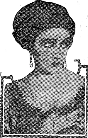 Barbara La Marr, Metro Star, appearing m "The Eternal Struggle." (NZ Truth, 20 December 1924)