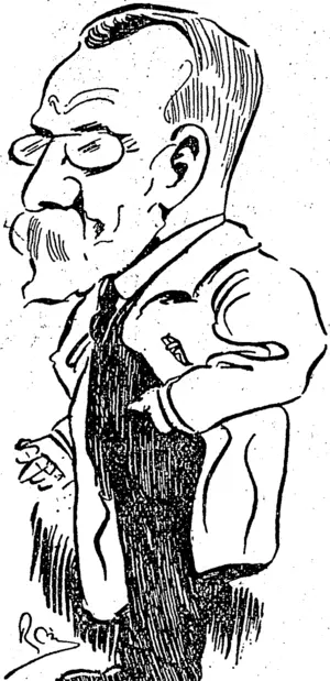 C. I. JENNINGS.  (Ex-May oi-, Rangioi'a.)  Where village statesmen talk'd with looks profound.�����Goldsmith. (NZ Truth, 10 January 1925)