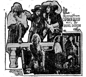 CAPTAIN BLOOD," A MASTER PICTURE, FEATURING J. ! WARREN KERRIGAN AND JEAN PAIGE. (NZ Truth, 07 March 1925)