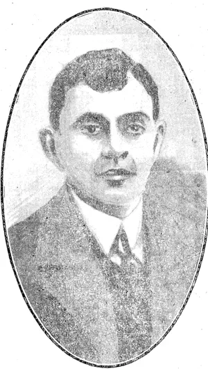 FREDERICK PETER IVIOUAT Charged with the murder of his wife. (NZ Truth, 29 August 1925)