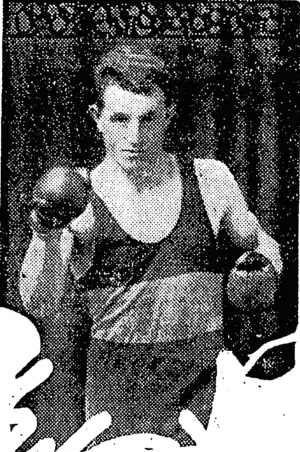 HEAVY KING: Alan Campbell wins the title. (NZ Truth, 01 May 1930)