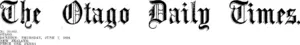 Masthead (Otago Daily Times 7-6-1894)
