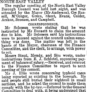 NORTH-EAST VALLEY. (Otago Daily Times 25-9-1894)