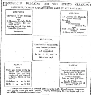 Page 2 Advertisements Column 2 (Otago Daily Times 9-11-1894)