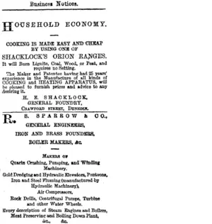 Page 1 Advertisements Column 4 (Otago Daily Times 9-11-1894)