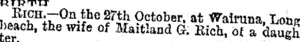 BIRTH. (Otago Daily Times 9-11-1894)
