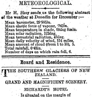 Page 3 Advertisements Column 1 (Otago Daily Times 18-1-1895)
