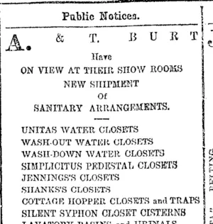 Page 5 Advertisements Column 6 (Otago Daily Times 22-1-1895)