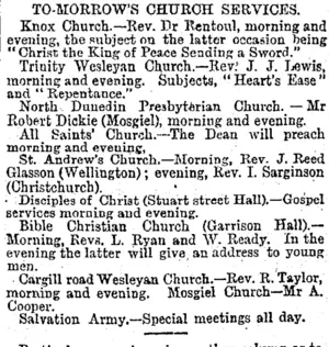 Page 4 Advertisements Column 4 (Otago Daily Times 16-2-1895)