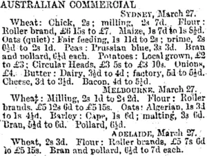 AUSTRALIAN COMMERCIAL. (Otago Daily Times 28-3-1895)