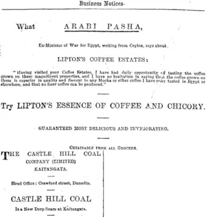 Page 4 Advertisements Column 3 (Otago Daily Times 2-9-1895)