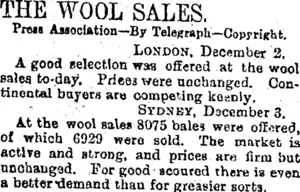 THE WOOL SALES. (Otago Daily Times 4-12-1895)