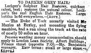 Page 2 Advertisements Column 5 (Otago Daily Times 1-1-1896)