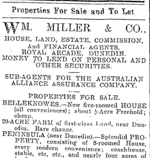 Page 5 Advertisements Column 2 (Otago Daily Times 24-3-1900)