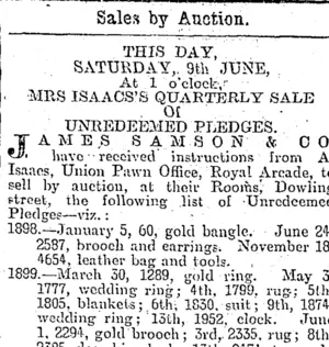 Page 12 Advertisements Column 2 (Otago Daily Times 9-6-1900)