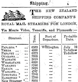 Page 1 Advertisements Column 3 (Otago Daily Times 4-7-1900)