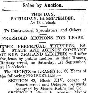 Page 12 Advertisements Column 1 (Otago Daily Times 1-9-1900)