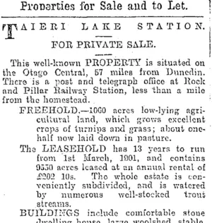 Page 12 Advertisements Column 5 (Otago Daily Times 3-11-1900)