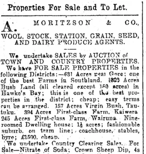 Page 8 Advertisements Column 2 (Otago Daily Times 20-12-1900)