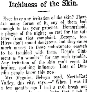 Page 2 Advertisements Column 4 (Otago Daily Times 17-6-1901)