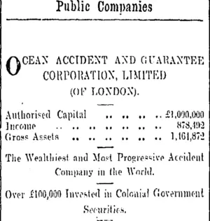 Page 8 Advertisements Column 4 (Otago Daily Times 20-6-1901)