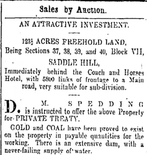 Page 12 Advertisements Column 2 (Otago Daily Times 7-9-1901)