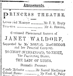 Page 1 Advertisements Column 9 (Otago Daily Times 6-11-1901)