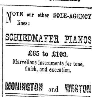 Page 7 Advertisements Column 3 (Otago Daily Times 18-11-1901)