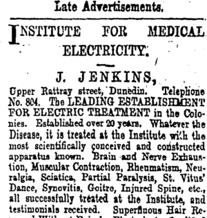 Page 6 Advertisements Column 1 (Otago Daily Times 1-7-1902)