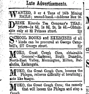 Page 6 Advertisements Column 1 (Otago Daily Times 2-7-1902)