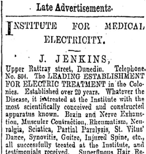 Page 9 Advertisements Column 4 (Otago Daily Times 12-7-1902)