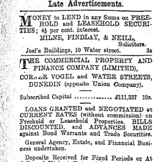 Page 6 Advertisements Column 1 (Otago Daily Times 3-9-1902)
