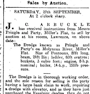 Page 8 Advertisements Column 2 (Otago Daily Times 17-9-1902)