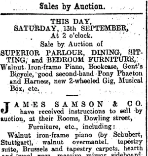 Page 12 Advertisements Column 1 (Otago Daily Times 13-9-1902)