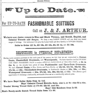 Page 2 Advertisements Column 2 (Otago Daily Times 8-10-1902)