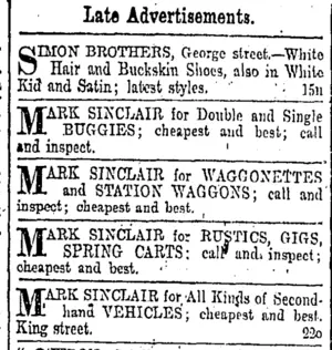 Page 10 Advertisements Column 2 (Otago Daily Times 15-11-1902)