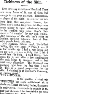 Page 3 Advertisements Column 2 (Otago Daily Times 10-11-1902)